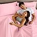 Bare Home Sheet Set - College Dorm Size - Luxury 1800 Ultra-Soft Microfiber Bed Sheets - Deep Pockets - Easy Fit - Extra Soft - 3 Piece Set (Twin XL, Light Pink)
