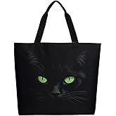 Muishi Canvas Tote Bag Large Women Casual Shoulder Bag Handbag Reusable Beach Shopping Grocery Bag For Outdoors