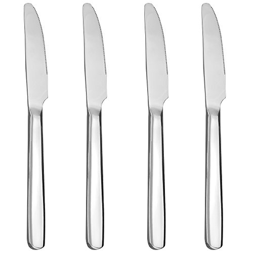 Kekow Dinner Knife, 12-Piece Stainless Steel Flatware Dinner Knives, 8.93-Inch, F