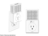 TP-Link AV1000 2-Ports Gigabit Powerline ethernet Adapter, Power Outlet Pass-Through, Powerline speeds Up to 1000Mbps (TL-PA7020P KIT)