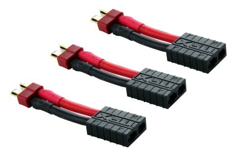3-Pack of Adapters - Traxxas-type Female to Deans-type Male 3-Pack of Adapters - Traxxas-type Female to Deans-type Male
