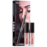 Huda Beauty Lip Contour Set - Trendsetter (brown nude) & Bombshell (subtle pinkish nude)