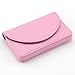 Partstock(TM) Women Leather Business Name Card Wallet/Holder 25 Cards 3.9L x 2.8W inches with Magnetic Shut for Ladys.(Pink)