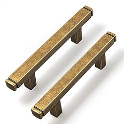Goo-Ki Vintage Brass Drawer Handles 3 in