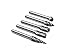 YUFUTOL Carbide Burrs for Aluminum - 5pcs Aluma Cut Carbide Rotary Burr Files Set 1/4