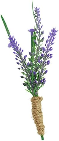 Lavender Artificial Boutonniere- Faux Silk Rustic Boutonniere