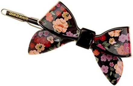 Aznavour Garden Flower Mini Richelle Point Pin Women's Hair Accessory Clip Stick Barrette (Peach)