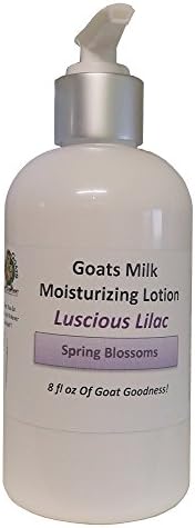 Luscious Lilac Goat Milk Lotion, 8oz Pump Bottle