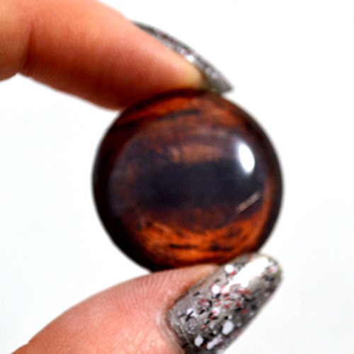 25mm Single Brown Horse Glass Eye for Taxidermy Sculptures or Jewelry Making Crafts