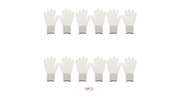 6 pares de guantes de algodón para envolver el coche ...