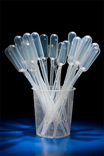 Transfer Pipettes, 300 Pack Disposable Graduated Liquids Pipette Eye Dropper, Oils,Crafts(3ML,1ML,0.2ML)