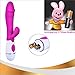 Women Electric Vibrator, Vagina Clitoral Vibrating Stimulator, Rechargeable 10-speed Vibration Waterproof Rechargeable Wand Massager, MELO Adult Sex Toy (Purple)