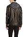 Levi's Men's Faux Leather Trucker Hoody with Sherpa Lining (Regular and Big and Tall Sizes)