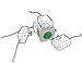 PowerCube Original, 5 Outlet Wall Adapter Power Strip with 5 outlets and Resettable Fuse - PC-4100-USORPC By Allocacoc,Kelly Green