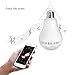 Lufei Smart RGB Color Changing Music Ball LED Light E26 / E27 Bulb Built-in Bluetooth Speaker Remote Controled Via App