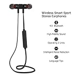 Bluetooth Headset Magnetic Design Bluetooth Headphone Sweatproof In-ear Sport Headphone with Noise Reducing Tech Compatible with iPhone Android Any Bluetooth Devices
