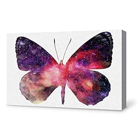 Wall26-Canvas Wall Art-Beautiful Butterfly-Giclee Painting Wall Art for Bedroom Living Room Home Decoration - 12x18 inches