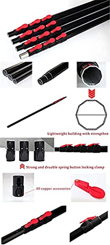 JYZT Erweiterte Teleskopschneidsäge 7,2M / 24FT Teleskopstangensäge Wird Für Gartengeräte In Großer Höhe, AST Und… – Bild 6