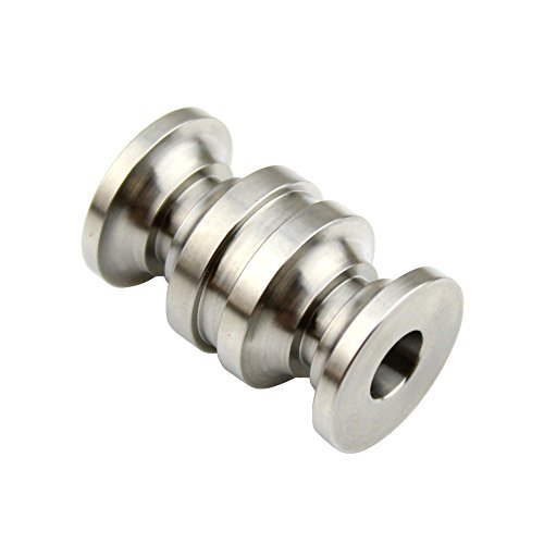Large size yoyo shape titanium knife lanyard bead edc z…