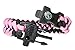 A2S Protection Paracord Bracelet K2-Peak – Survival Gear Kit with Embedded Compass, Fire Starter, Emergency Knife & Whistle (Black / Pink 8