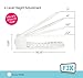 Fix Shoe Slots - Adjustable Shoe Organizer Space Saver Storage Rack Holder Double Shoe Rack, No Assembly Required (Snow White)