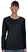 Gildan Heavy Cotton Ladies' Long-Sleeve T-Shirt, Blk, Medium