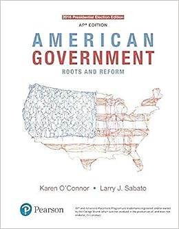 American Government Roots And Reform Ap Edition 2016 Presidential Election 13th Edition O Connor Sabato 9780134611648 Amazon Com Books