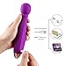 Oopsix Handheld Body Wand Massager Cordless - Mini Massage Wand - 9 Powerful Speed Quiet - Waterproof Personal Massager Rechargeable for Women Ladies Travel Massager(Purple)