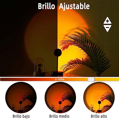 PKDEF Lámpara de proyección con 16 Colores, Proyector de Luz Arcoíris de Rotación de 360 Grados con control remoto, para cumpleaños, Día del Niño, decoración y fotografía
