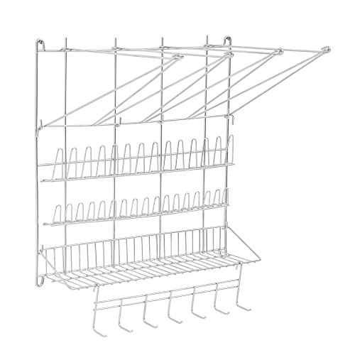 Click Here to See More Images HUBERT Pastry Bag Organizer Racl Stainless Steel Wall Rack - 20