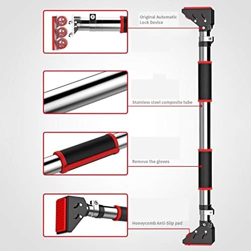 ゲーム 筋トレ 懸垂器具ステンレスネジ不要吊り下げバー自宅トレーニング器具 滑り止めフ懸垂棒 75 92cm 腕時計 B046x35s 食品 飲料 お酒 Size
