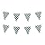Racing Flag Pennant Banners (2), Racing Party Supplies, Boy Birthday Parties, NASCAR Party Decorations, Checkered Flag Banners
