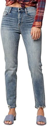 SP BLACK Label High Waisted Mom Jeans, Lightblast, 30