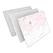 Compatible with MacBook Pro 13 Case 2018 2017 2016 Release A1989/A1706/A1708, iCasso Hard Case Shell Cover and Keyboard Cover -Pink Marble