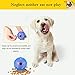 Dog Toys - Interactive IQ Treat Ball Food Dispensing Toys for Small Medium Large Dogs - Durable Nontoxic Rubber and Bouncy, Cleans Teeth