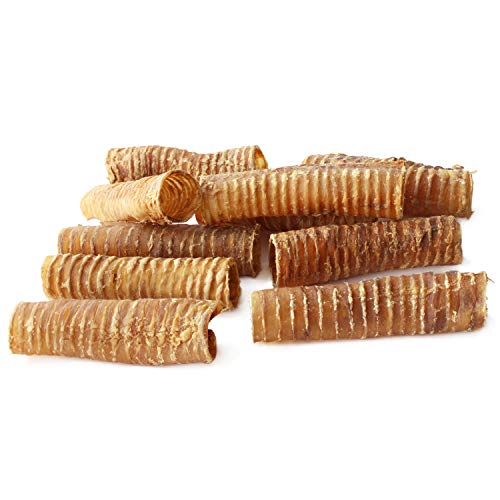 SUPERCAN Bully Sticks Beef Trachea Dog Chews 6inch [10Count] 100