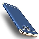 Samsung Galaxy Note 5 Case, Gotd Luxury Thin Electroplate Hard Case Shockproof Back Cover Protective Case for Samsung Galaxy Note 5 (Blue)