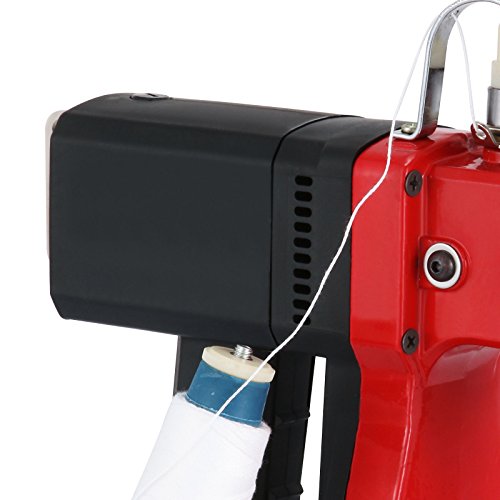 Superland Portable Sewing Machine 110V Industrial Portable Electric Bag Stitching Closer Seal Sewing Machine for Packaging Chemical Building Materials Fertilizer Port and Dock Warehouse (GK9-890)