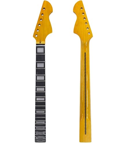 Amazon.com: Fender Roasted Jazzmaster Neck, Block Inlays, 22
