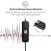 Active Noise Cancelling Headphones, TaoTronics Noise Cancelling Earbuds Wired Headphones in-Ear Earphones with 15 Hours Playtime and Built-in Microphone, Black