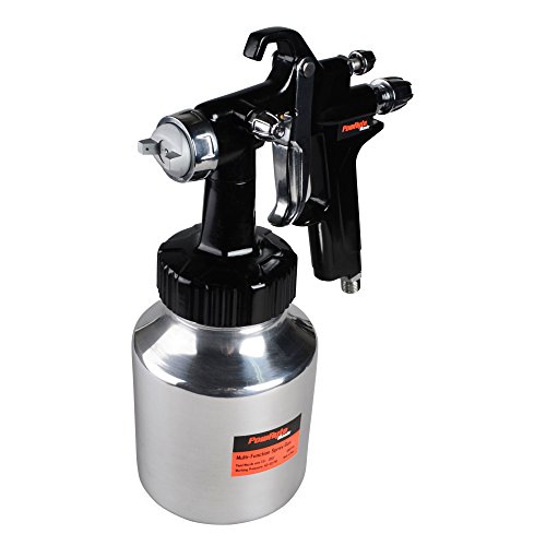 Buy PowRyte 20 Oz HVLP Gravity Feed Air Spray with Regulator 1.4mm