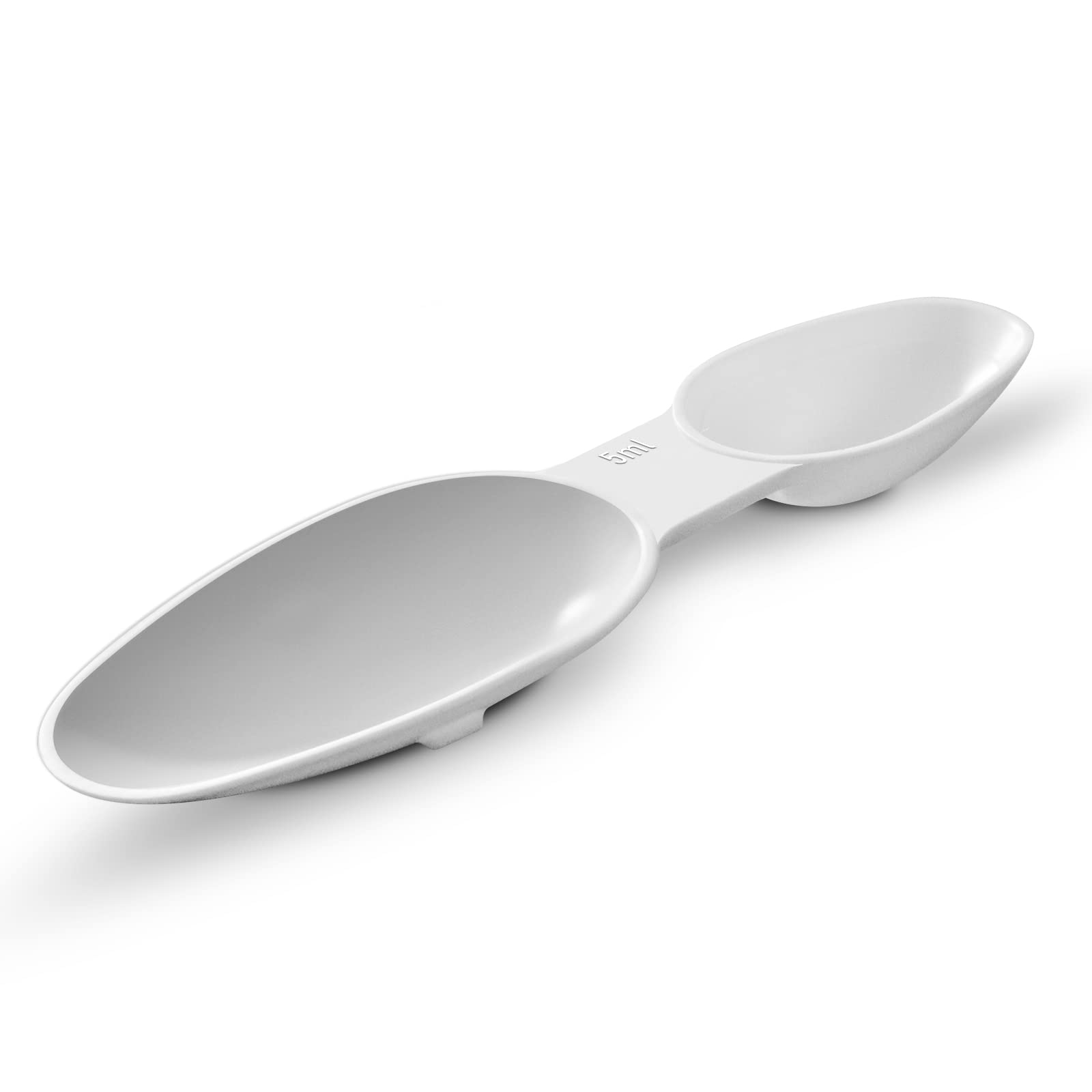 50pcs RE-GEN 5ml/2.5ml Double Sided Spoon Reusable Plastic Medicine Spoons