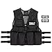 Kids SWAT, Navy Seal, New York Black Combat Vest + Free Swat Dog Tags, Ages 5-12