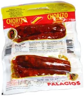 Palacios 4 Mini Chorizo Quijote Casero Pack of 3