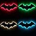 Bat LED Wall Light,Colorful Mirror Light,Remote Control Projection Night Light,Halloween Decorative Light,Suitable for Bedroom/KTV / Corridor/Background Wall, etc (Colorful)
