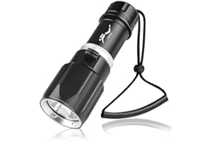 WINDFIRE Dive Light Scuba Flashlight for Diving, Single Light Mode, IPX8 Waterproof Underwater Flash Lights, Snorkeling Ligh t Scuba-Diving Accessories for Ocean Exploration
