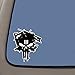 NI928 3 Percenter Machine Gun Punisher Skull Decal Sticker | 5.5 Inches By 4.5 Inches Premium Quality Decal Sticker