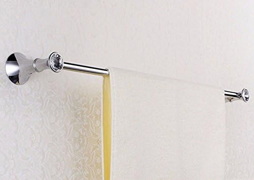 DHWM-The Brass chrome bathroom hanging diamond circular single lever towel rack bathroom fittings Metal Hanger