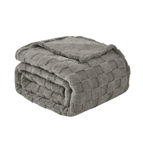 Good Nite Coperta Pile Plaid a Scacchi - Coperta Letto Matrimoniale e Singolo, Coperta Divano, Coperta Quattro Stagioni Morbido Accogliente e Caldo Saldo per Primavera Estiva Autunno Inverno