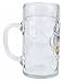 Paulaner Dimpled Isar Beer Mug - 1 Liter Mass Krug (Oktoberfest Edition)